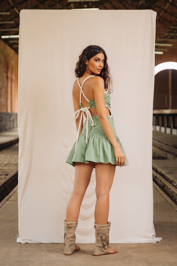 Vestido Verde Oliva - Imagen 2