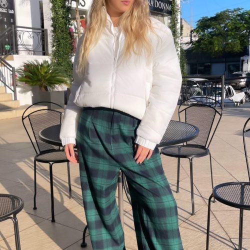 Campe puffer White.