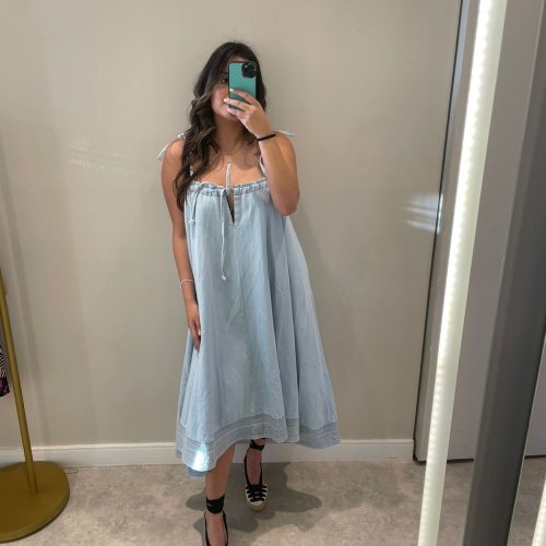Vestido Sarja Jeans.