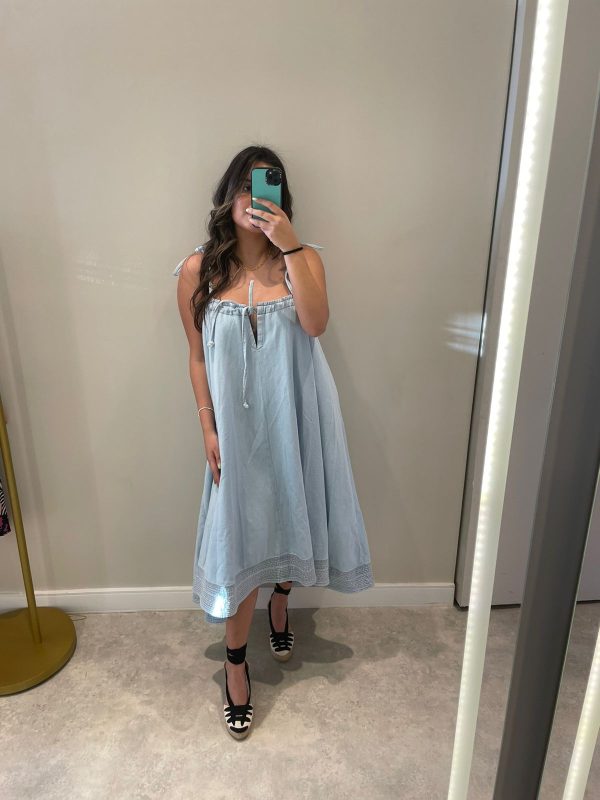 Vestido Sarja Jeans.