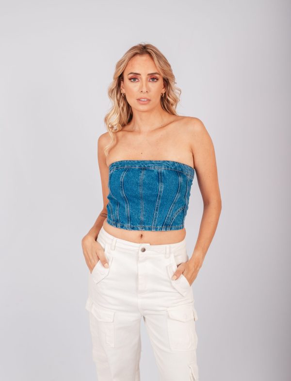 Top denim Lucia