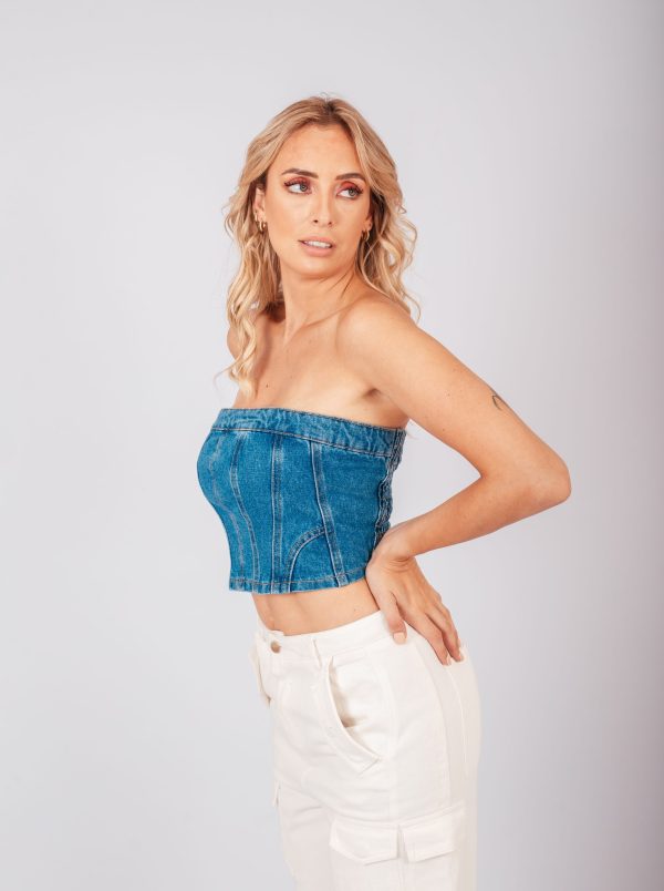 Top denim Lucia - Imagen 2
