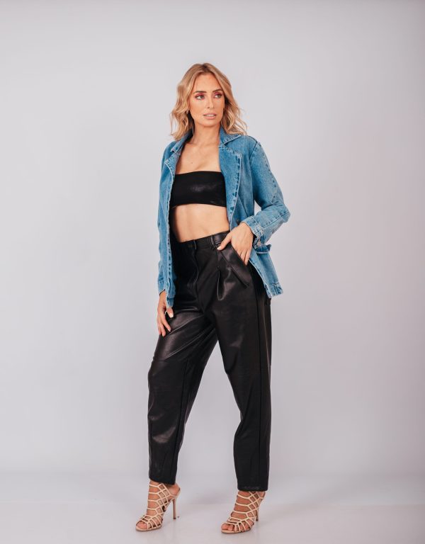 Pantalón eco cuero Nina - Imagen 2
