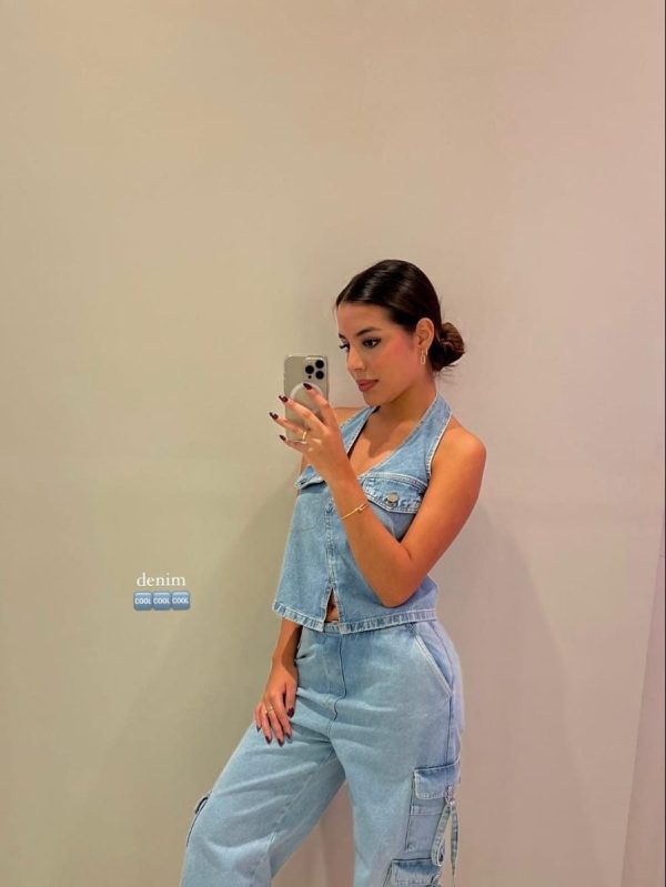 Chaleco Denim Clasic
