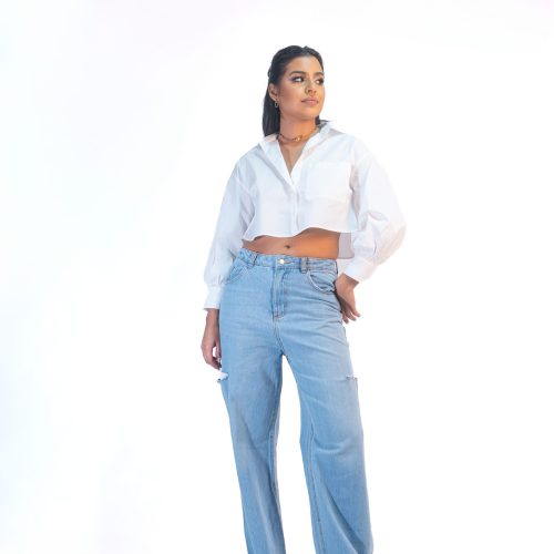 Camisa cropped Mila