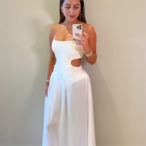 Vestido Cintura Abierta