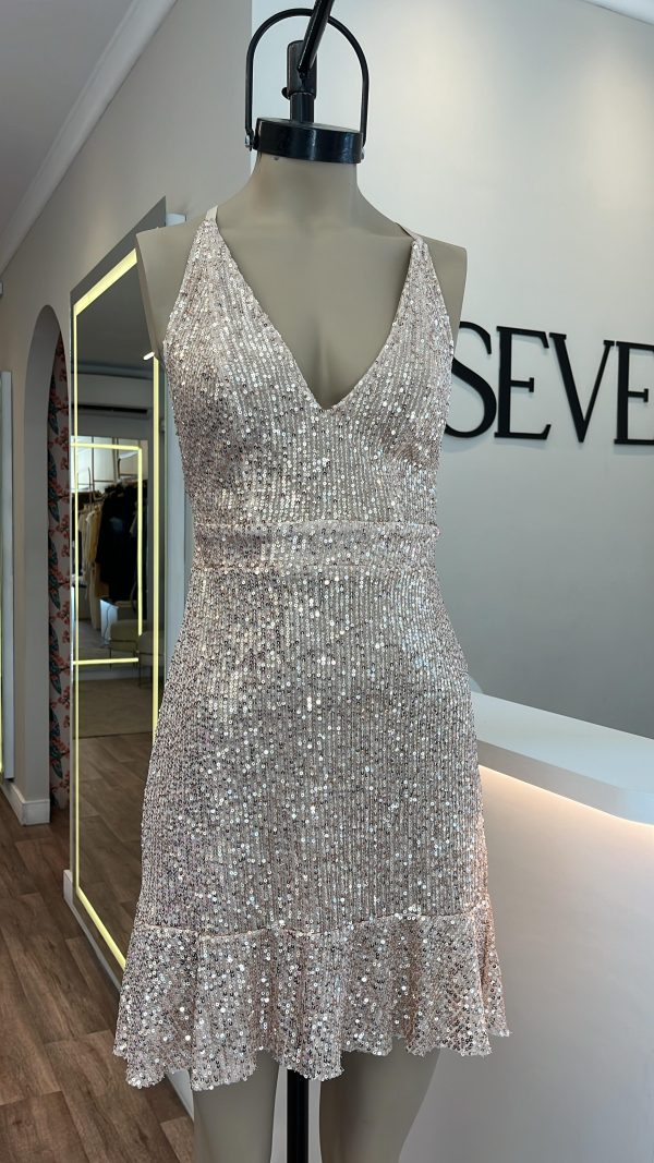 Vestido Escotado Gold