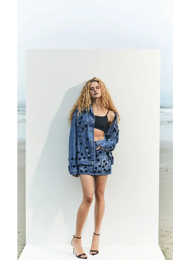 Chaqueta Oversize Bordada - Imagen 2