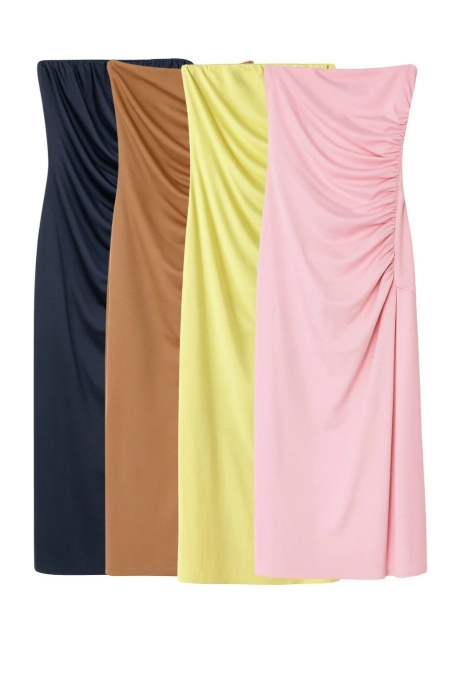 VESTIDO STRAPPLES DRAPEADO - Imagen 2